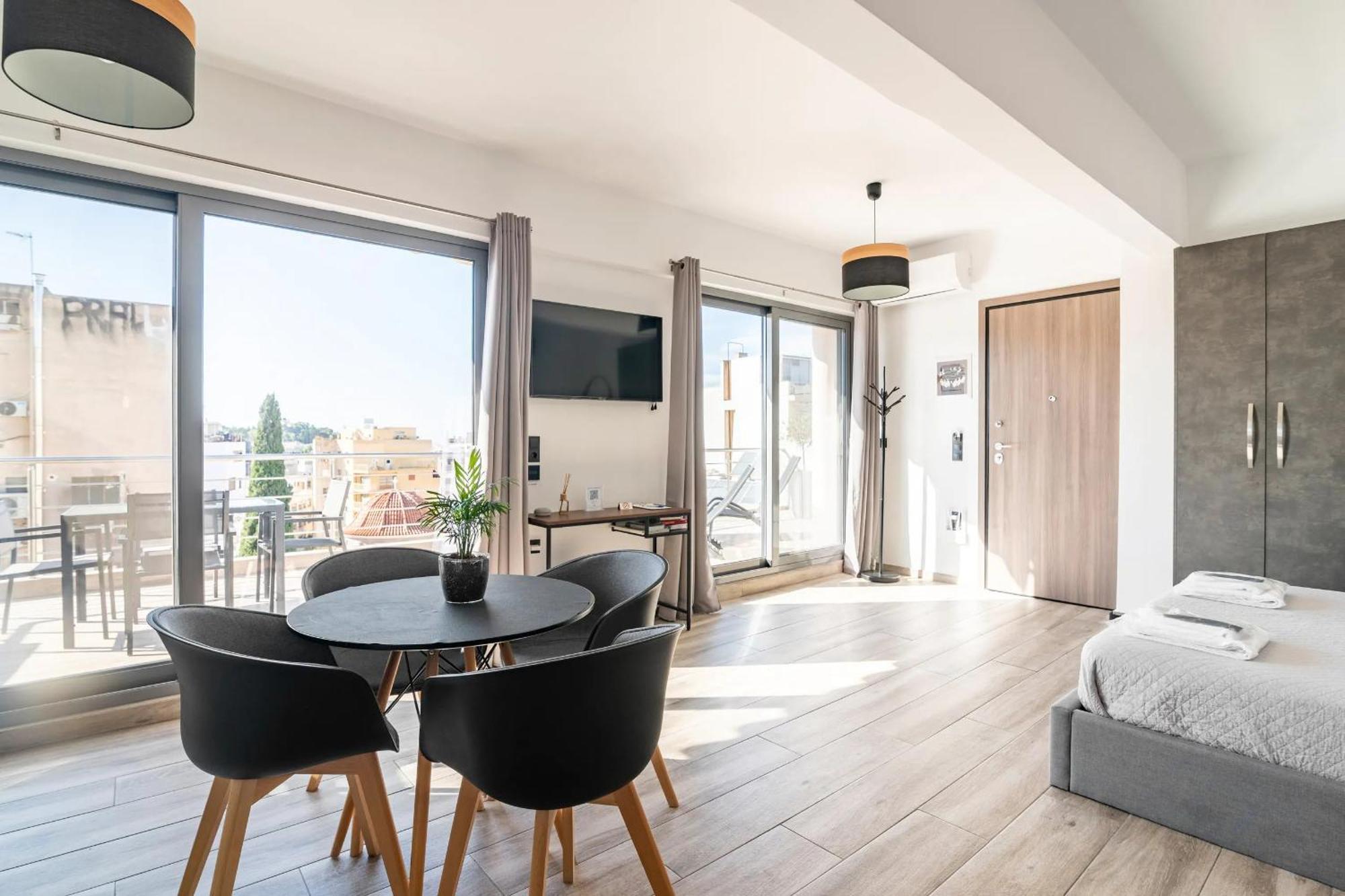Dreamy Athens Penthouse With Acropolis View Apartment Bagian luar foto