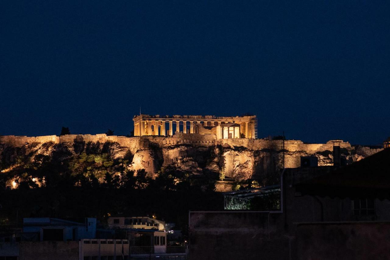 Dreamy Athens Penthouse With Acropolis View Apartment Bagian luar foto