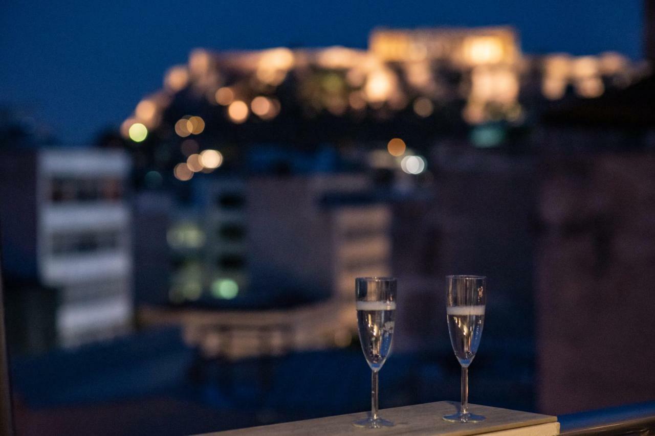 Dreamy Athens Penthouse With Acropolis View Apartment Bagian luar foto