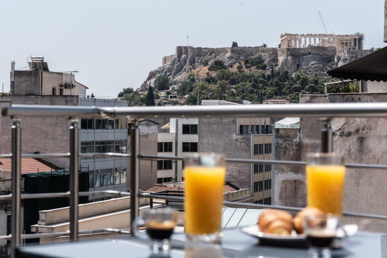 Dreamy Athens Penthouse With Acropolis View Apartment Bagian luar foto