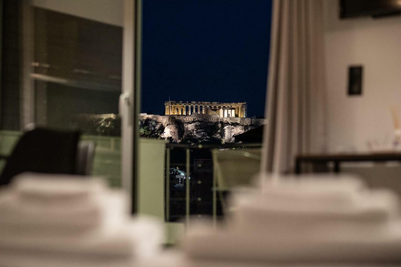 Dreamy Athens Penthouse With Acropolis View Apartment Bagian luar foto
